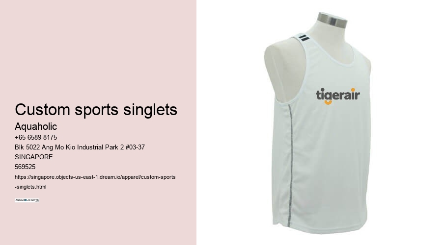 custom sports singlets