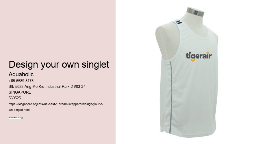 design your own singlet