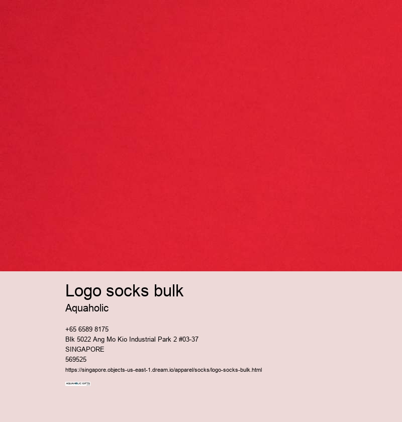 logo socks bulk