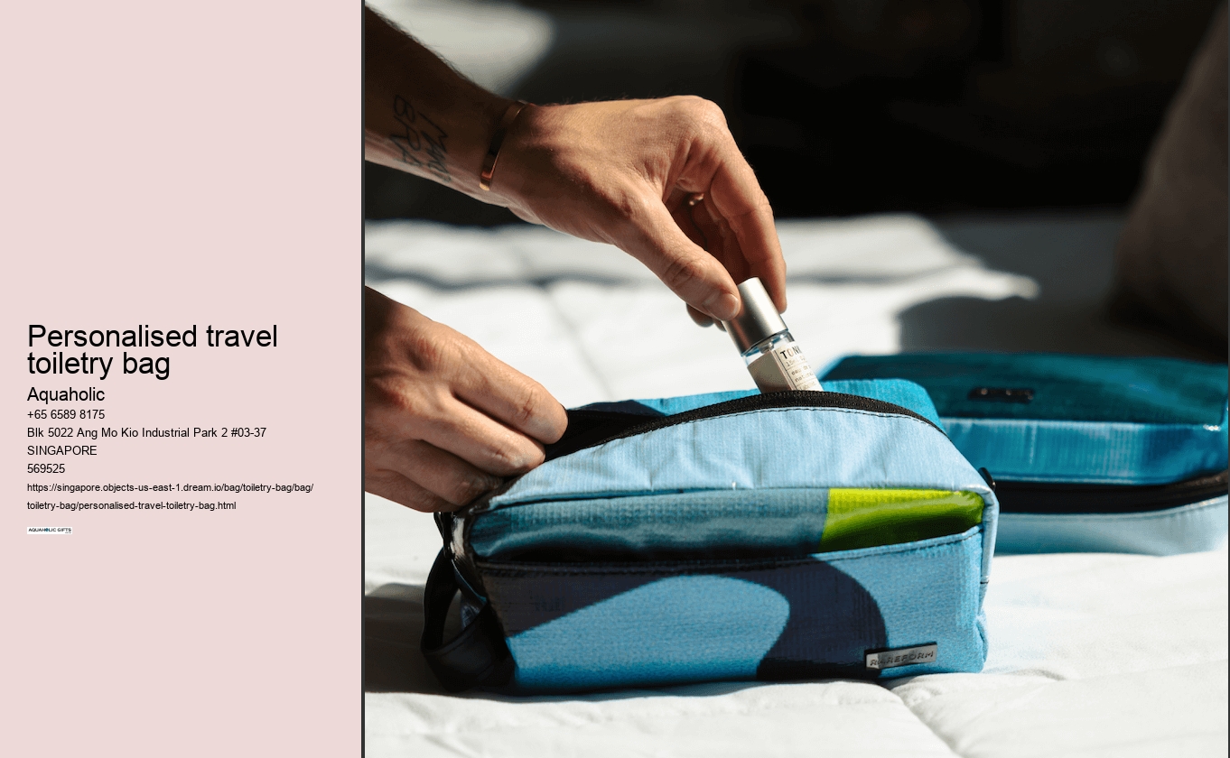 personalised travel toiletry bag