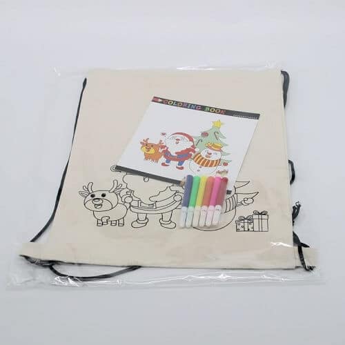 custom printed cotton drawstring bags