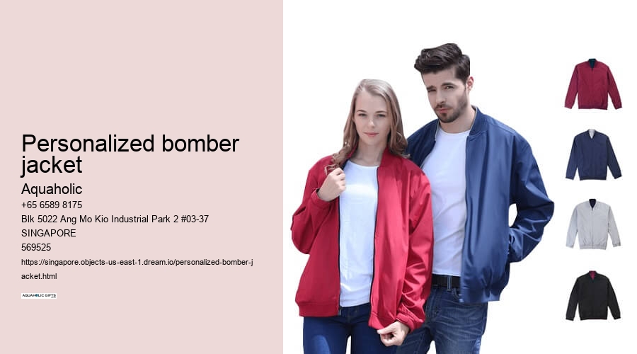 personalized bomber jacket