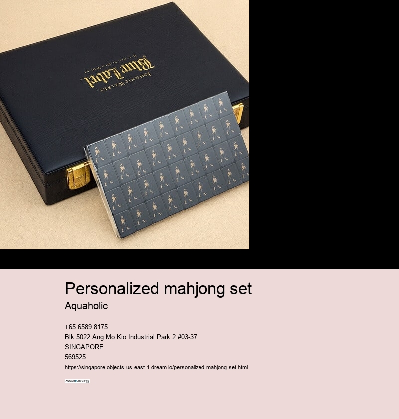 personalized mahjong set