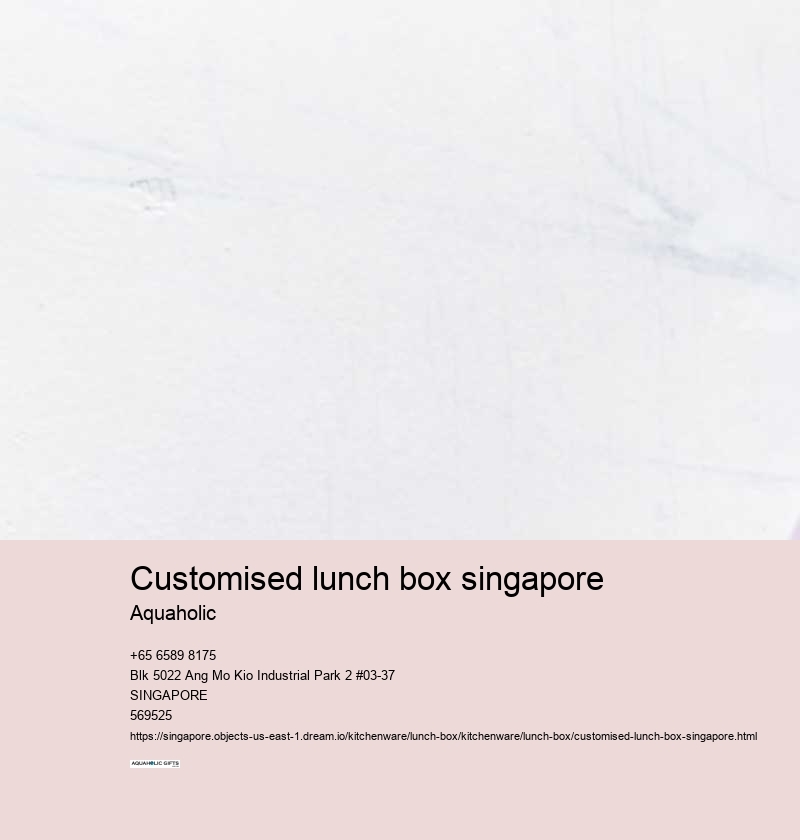 customised lunch box singapore