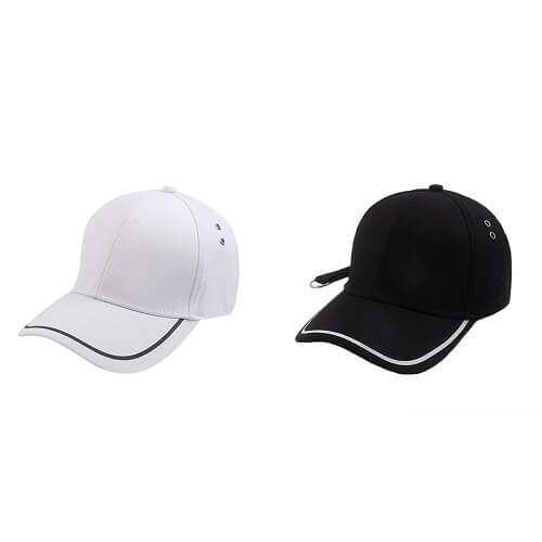 baseball cap with company logo